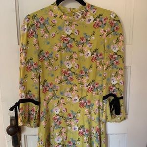 Miss Selfridge Floral Yellow Dress